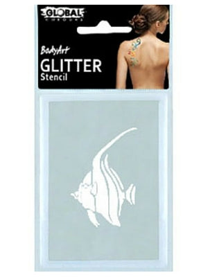 Global BodyArt Cosmetic Glitter Tattoo Stencil