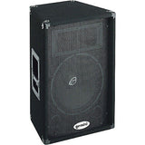 Secondhand Gemini GT-1202 12" Carpeted Passive Speaker Black 100w RMS - Macsound Electronics & Theatrical Supplies