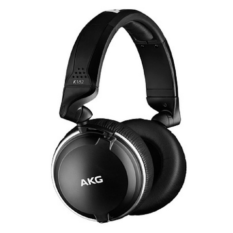 AKG K182 Professional Closed-Back Monitor Headphones - Macsound Electronics & Theatrical Supplies