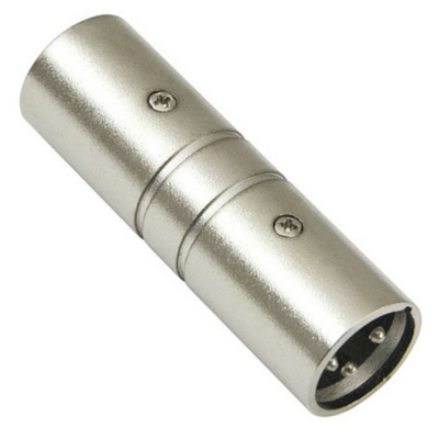 Australian Monitor ATC6710 Adaptor - XLR Gender Changer – Male XLR3 at both ends - Macsound Electronics & Theatrical Supplies