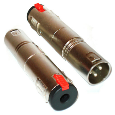 Australian Monitor ATC6730	Adaptor - 6.35mm TRS Jack Socket to Male XLR3 - Macsound Electronics & Theatrical Supplies