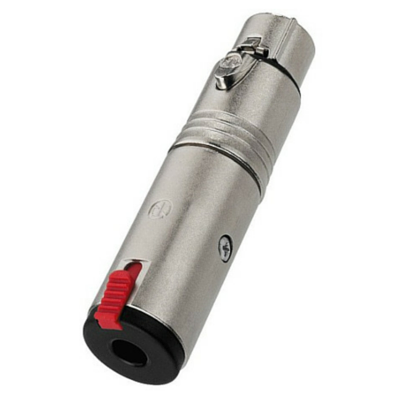 Australian Monitor ATC6731 Adaptor - 6.35mm TRS Jack Socket to XLR-3F - Macsound Electronics & Theatrical Supplies