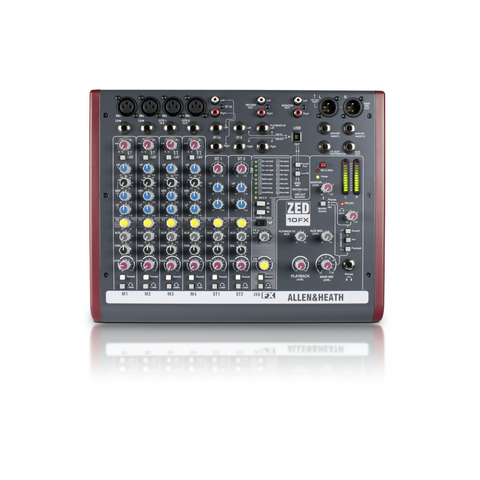 Allen & Heath ZED-10FX Mixer - Macsound Electronics & Theatrical Supplies