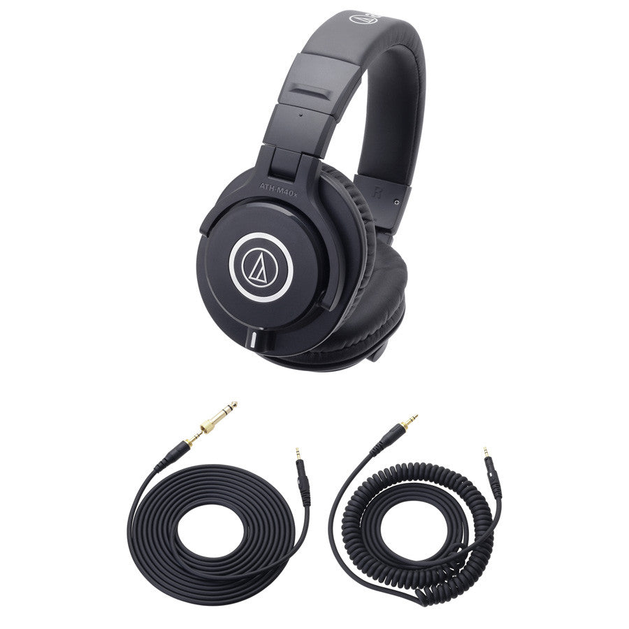 Audio Technica ATH M40x Professional Monitor Headphones Macsound