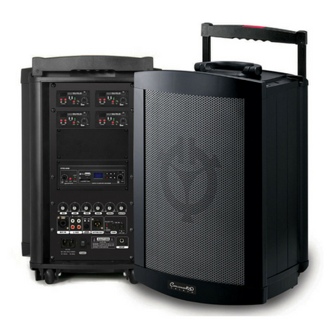 Chiayo CHALLENGER 150w Portable PA System with built-in Bluetooth/SD/USB Player Recorder - Macsound Electronics & Theatrical Supplies