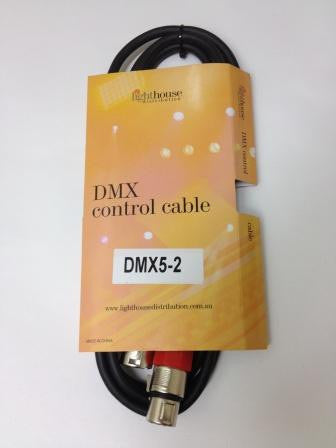 DMX5-2 DMX Lead 5 Pin 2m - Macsound Electronics & Theatrical Supplies