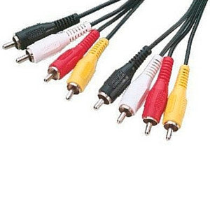 Daichi AL618 Quad Audio Lead 4 x RCA to 4 x RCA 3m - Macsound Electronics & Theatrical Supplies