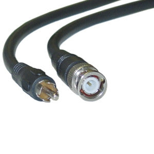 Daichi VC6L Coax Lead - 75 ohm BNC to RCA Lead 3m - Macsound Electronics & Theatrical Supplies