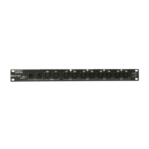 Event Lighting SPLIT124 4 Way DMX Splitter