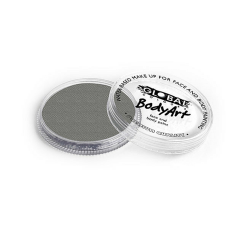 Global Colours Cake Makeup 32g - Metallic Silver - Macsound Electronics & Theatrical Supplies