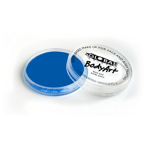 Global Colours Cake Makeup 32g - Neon Blue - Macsound Electronics & Theatrical Supplies