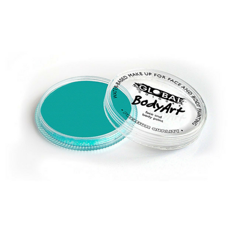 Global Colours Cake Makeup 32g - Teal - Macsound Electronics & Theatrical Supplies