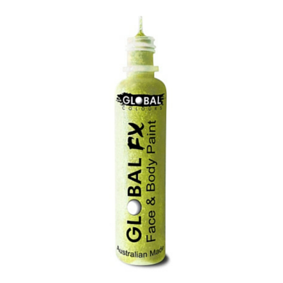 Global Colours BodyArt Global FX 32ml - Iridescent Yellow - Macsound Electronics & Theatrical Supplies