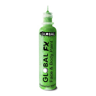 Global Colours BodyArt Global FX 32ml - Neon Green - Macsound Electronics & Theatrical Supplies