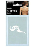 Global BodyArt Cosmetic Glitter Tattoo Stencil