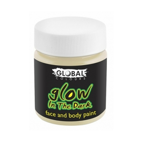 Global Colours BodyArt Glow in the Dark 45ml - Macsound Electronics & Theatrical Supplies