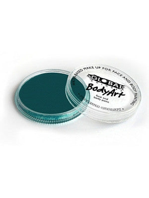 Global Colours Cake Makeup 32g - Deep Green - Macsound Electronics & Theatrical Supplies