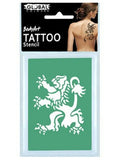 Global Colours BodyArt Temporary Tattoo Stencils - Macsound Electronics & Theatrical Supplies
