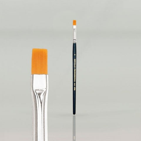 Kryolan Synthetic Flat Brush Size 6 - Macsound Electronics & Theatrical Supplies