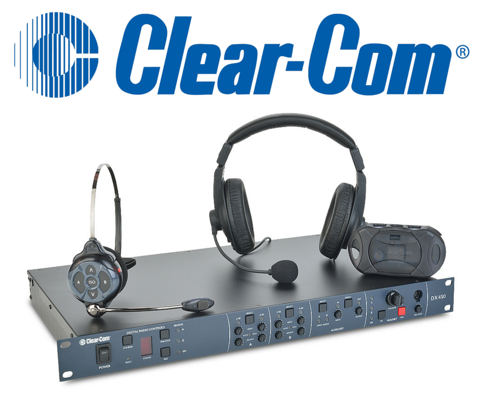 New Release: Clear-Com DX410 Wireless Intercom System