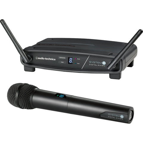Audio Technica ATW-1102 System10 2.4GHz Digital Wireless Handheld System - Macsound Electronics & Theatrical Supplies