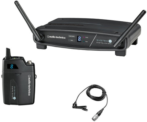 Audio Technica ATW-1101/L System10 2.4GHz Digital Wireless Lapel System - Macsound Electronics & Theatrical Supplies