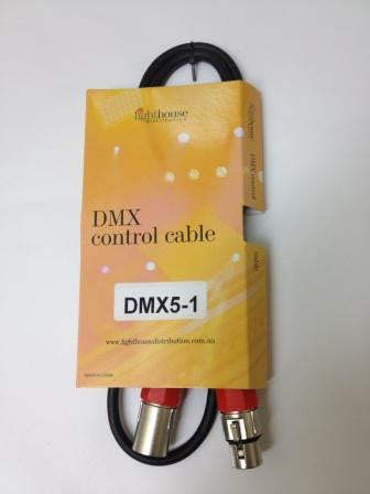 DMX5-1 DMX Lead 5 Pin 1m - Macsound Electronics & Theatrical Supplies