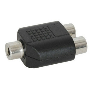 Daichi AD3131 Double Adaptor/Splitter RCA Socket to 2 x RCA Socket - Macsound Electronics & Theatrical Supplies