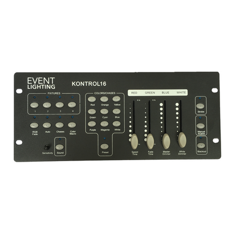 Event Lighting KONTROL16 4 x RGBW Fixture DMX Controller