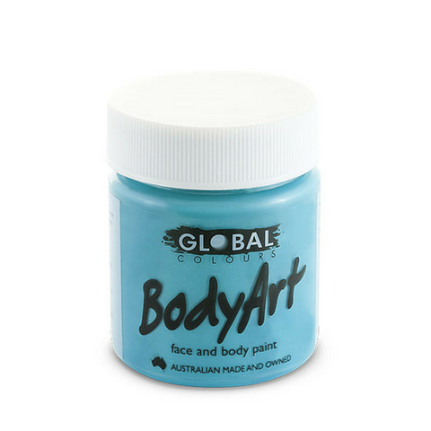 Global Colours BodyArt Face & Body Paint 45ml - Turquoise - Macsound Electronics & Theatrical Supplies