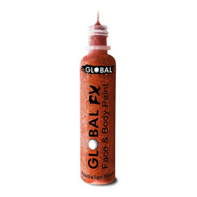 Global Colours BodyArt Global FX 32ml - Iridescent Red - Macsound Electronics & Theatrical Supplies
