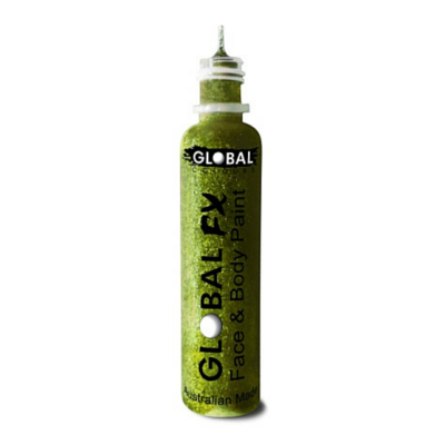Global Colours BodyArt Global FX 32ml - Lime Green - Macsound Electronics & Theatrical Supplies