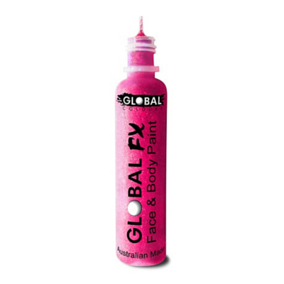 Global Colours BodyArt Global FX 32ml - Neon Pink - Macsound Electronics & Theatrical Supplies
