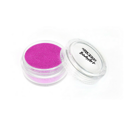 Global Colours BodyArt Cosmetic Glitter 4g - Neon Purple - Macsound Electronics & Theatrical Supplies