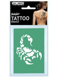 Global Colours BodyArt Temporary Tattoo Stencils - Macsound Electronics & Theatrical Supplies