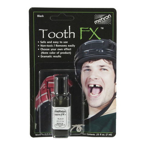 Mehron Black Tooth FX 7ml - Macsound Electronics & Theatrical Supplies