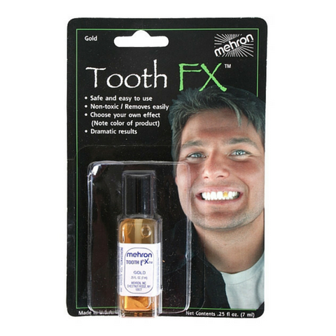 Mehron Gold Tooth FX 7ml - Macsound Electronics & Theatrical Supplies