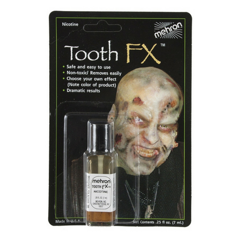 Mehron Nicotine Tooth FX 7ml - Macsound Electronics & Theatrical Supplies