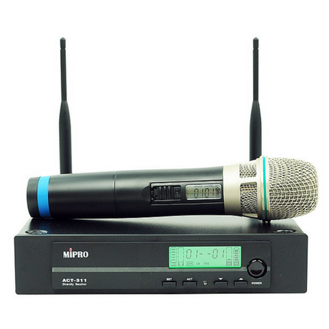 Mipro ACT311-HH Wireless Handheld Microphone System Package 6B Band - Macsound Electronics & Theatrical Supplies