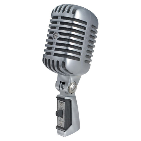 Shure 55SH Series II Microphone Dynamic Lo Z Classic Birdcage Appearance - Macsound Electronics & Theatrical Supplies
