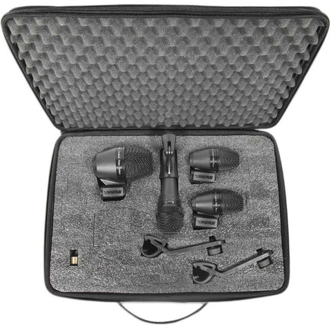 Shure PGADRUMKIT4 PGA 4 Piece Drum Microphone Kit - Macsound Electronics & Theatrical Supplies