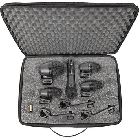 Shure PGADRUMKIT5 PGA 5 Piece Drum Microphone Kit - Macsound Electronics & Theatrical Supplies