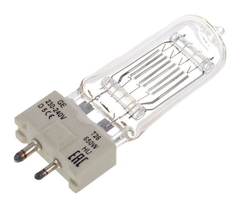 T26/T27 650w 240v Replacement Lamp - Macsound Electronics & Theatrical Supplies
